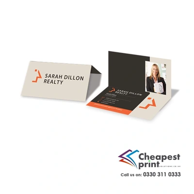 Folded Business Cards