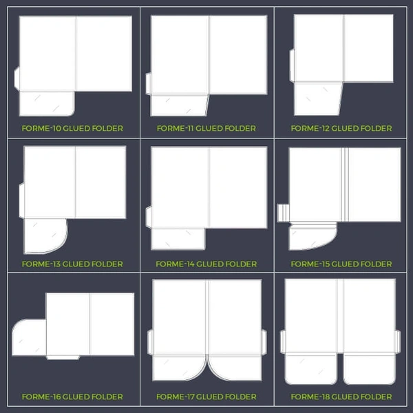 Glued Folder Formes