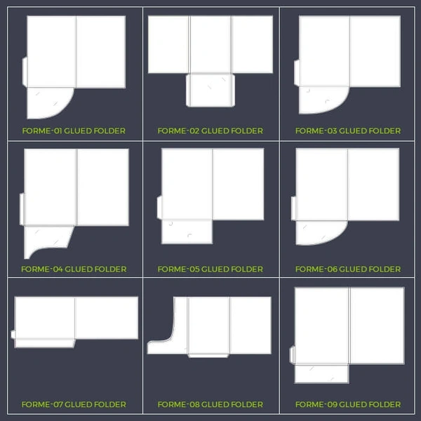Glued Folder Formes